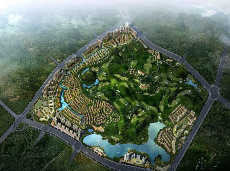 中铁阅山湖效果图