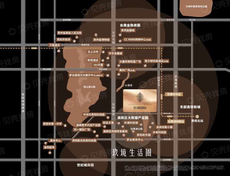 融创玖境国际(公寓)区位图