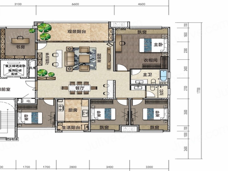 中铁生态城白晶谷户型图