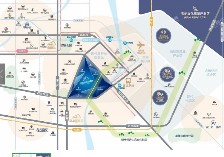 宝能科技城区位图