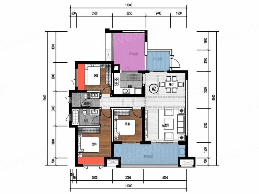 中铁悦龙东郡户型图