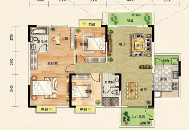 观府壹号户型图