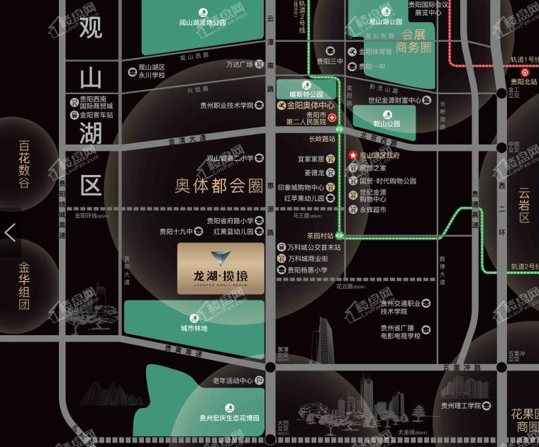 龙湖揽境区位图