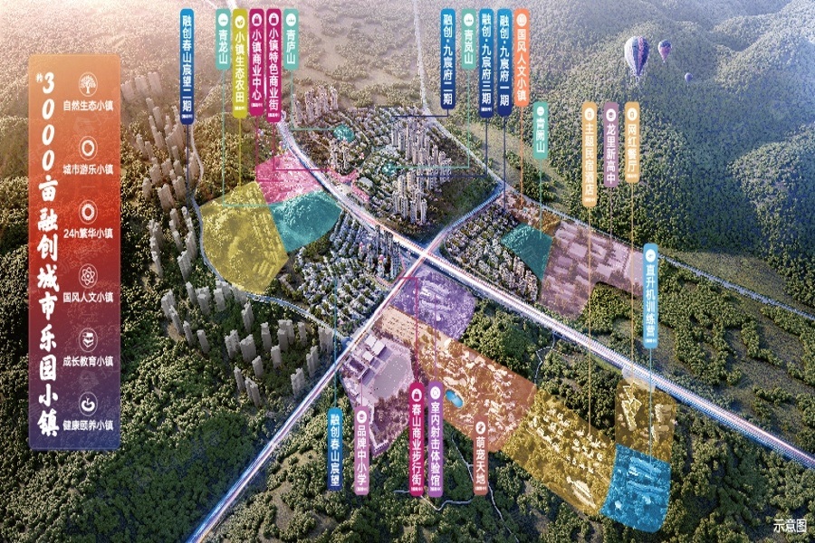 融创春山宸望（别墅）区位图