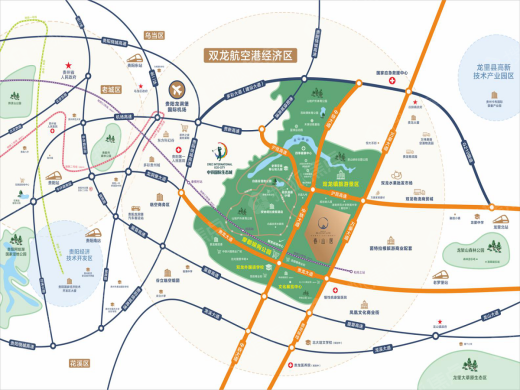 中南菩悦春山居区位图