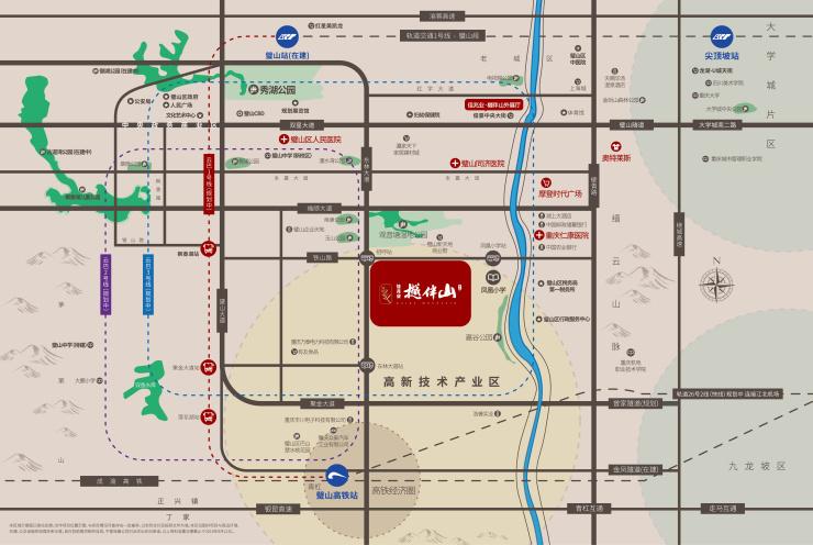佳兆业樾伴山区位图